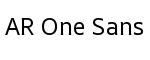 AR One Sans