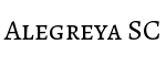 Alegreya SC