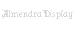 Almendra Display