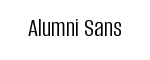 Alumni Sans