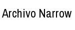 Archivo Narrow