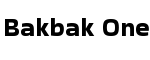 Bakbak One