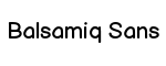 Balsamiq Sans