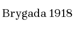 Brygada 1918