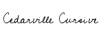 Cedarville Cursive