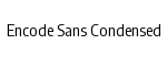 Encode Sans Condensed