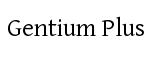 Gentium Plus