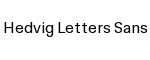 Hedvig Letters Sans