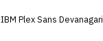IBM Plex Sans Devanagari