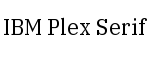 IBM Plex Serif