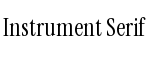 Instrument Serif