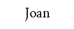 Joan
