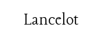 Lancelot