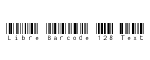 Libre Barcode 128 Text