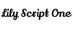 Lily Script One