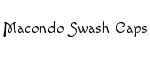 Macondo Swash Caps