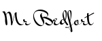 Mr Bedfort