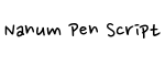 Nanum Pen Script