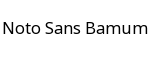Noto Sans Bamum
