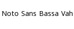 Noto Sans Bassa Vah