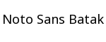 Noto Sans Batak