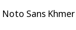 Noto Sans Khmer