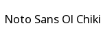 Noto Sans Ol Chiki