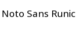 Noto Sans Runic