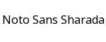 Noto Sans Sharada