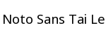 Noto Sans Tai Le