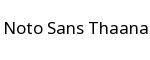 Noto Sans Thaana