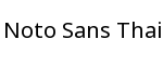 Noto Sans Thai