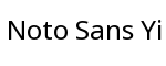Noto Sans Yi