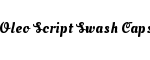 Oleo Script Swash Caps