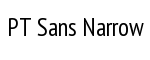 PT Sans Narrow
