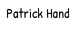 Patrick Hand