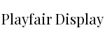 Playfair Display