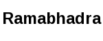 Ramabhadra