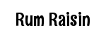 Rum Raisin
