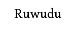 Ruwudu