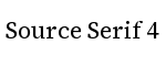 Source Serif 4