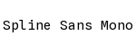 Spline Sans Mono