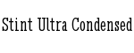 Stint Ultra Condensed