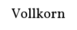 Vollkorn