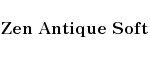 Zen Antique Soft