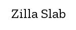 Zilla Slab